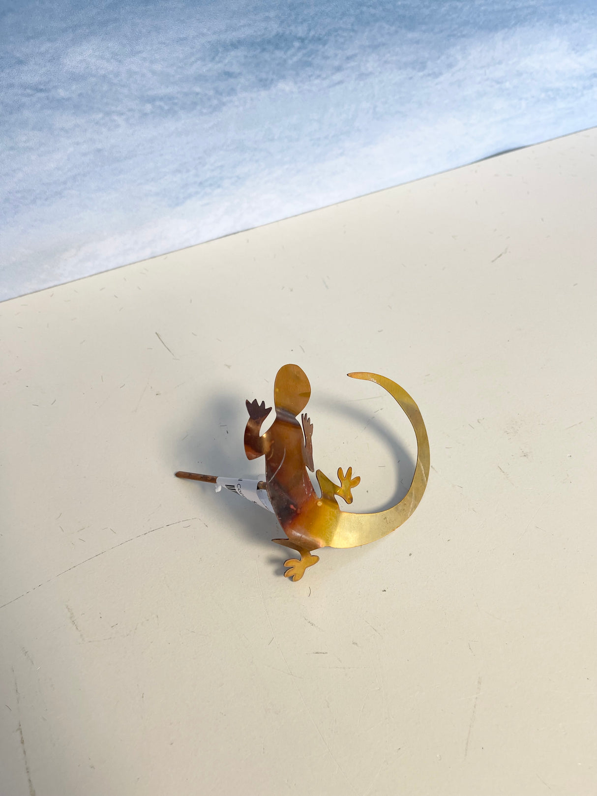 Natural Copper Gecko