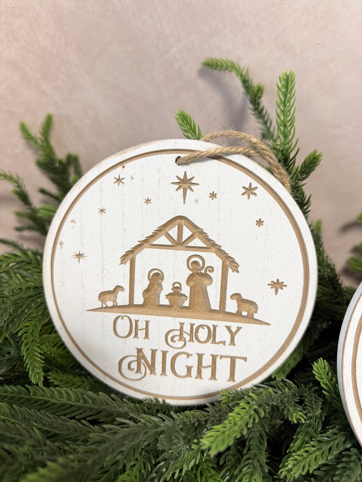 White O Holy Night Ornament -3 Styles