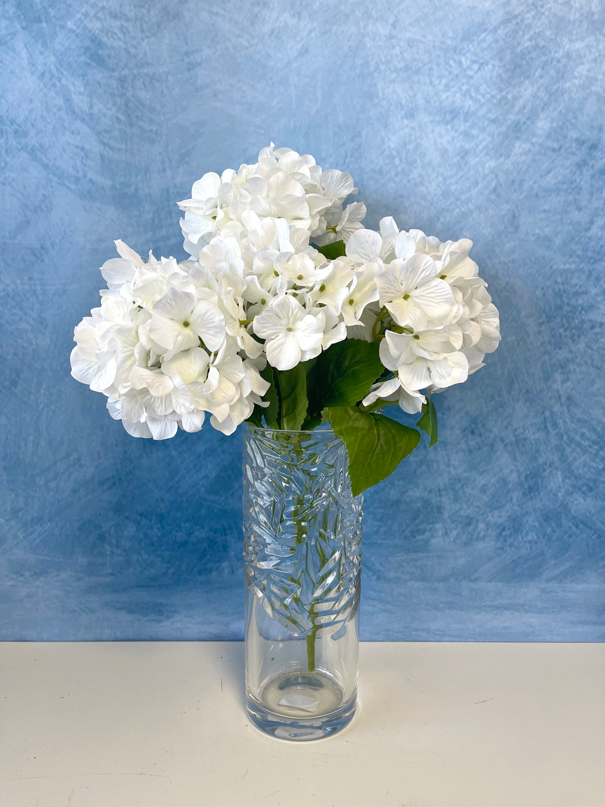 White UV Protect Hydrangea Bush