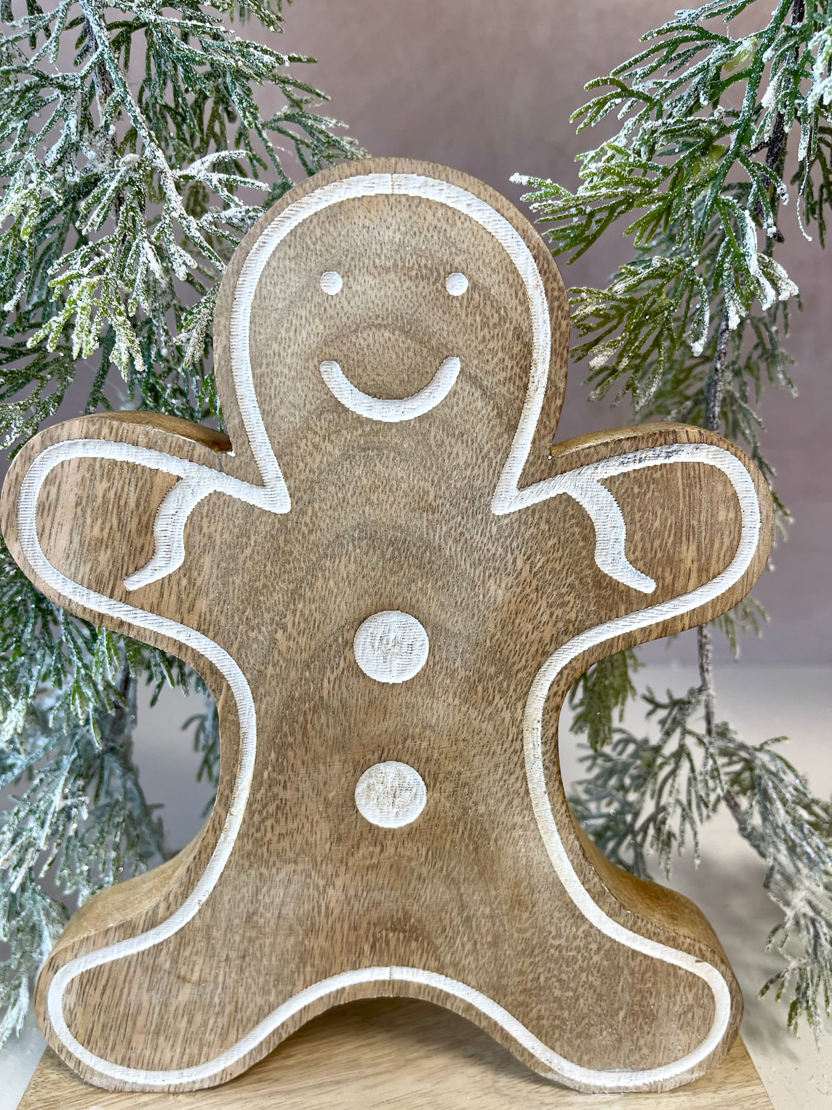 Mango Wood Gingerbread Man