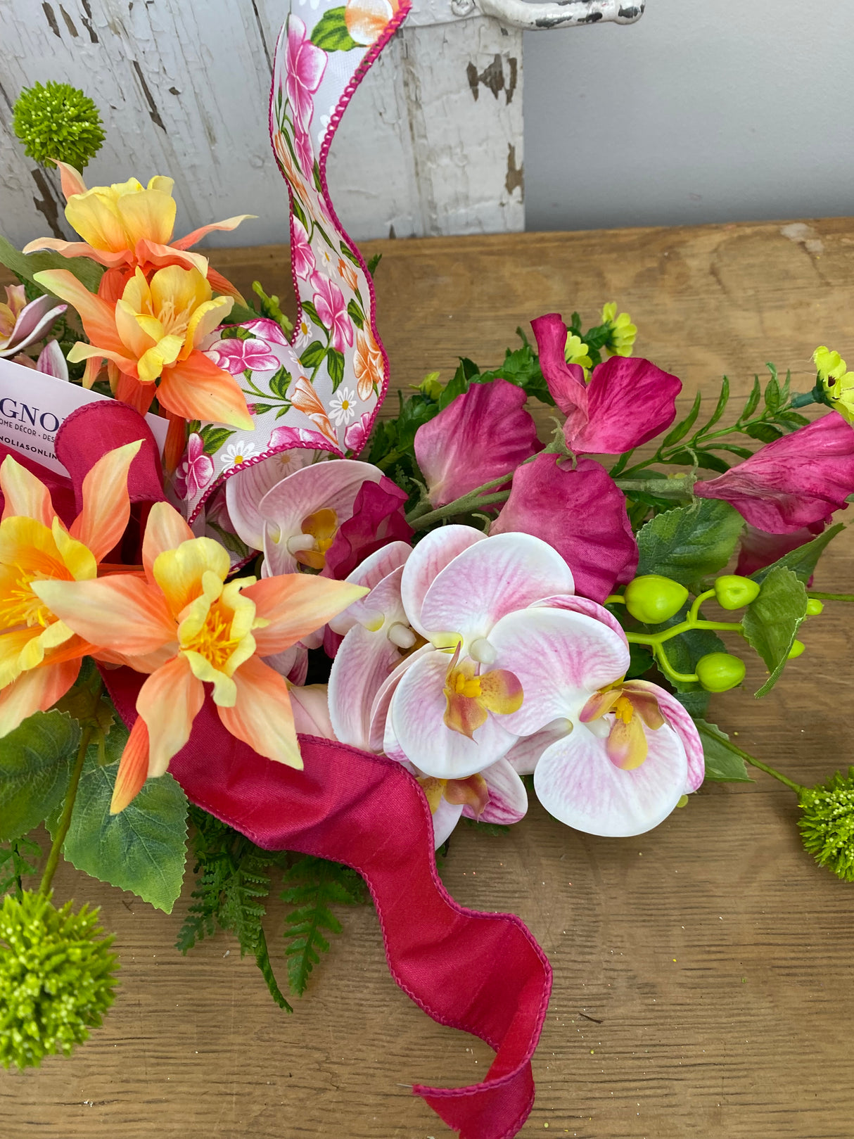 25" Aloha Orchid Dream Swag
