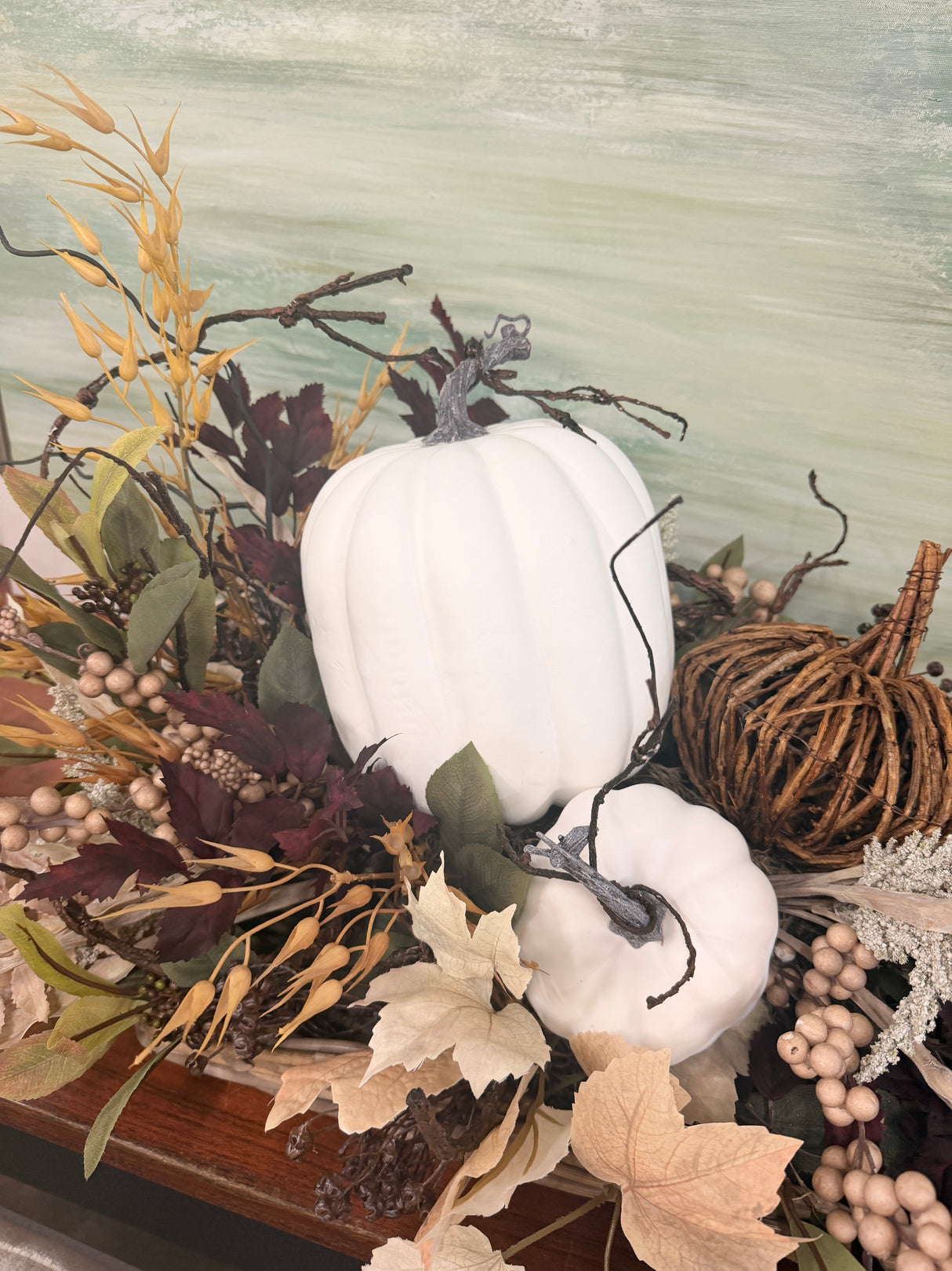 33" Gathered Grace Centerpiece