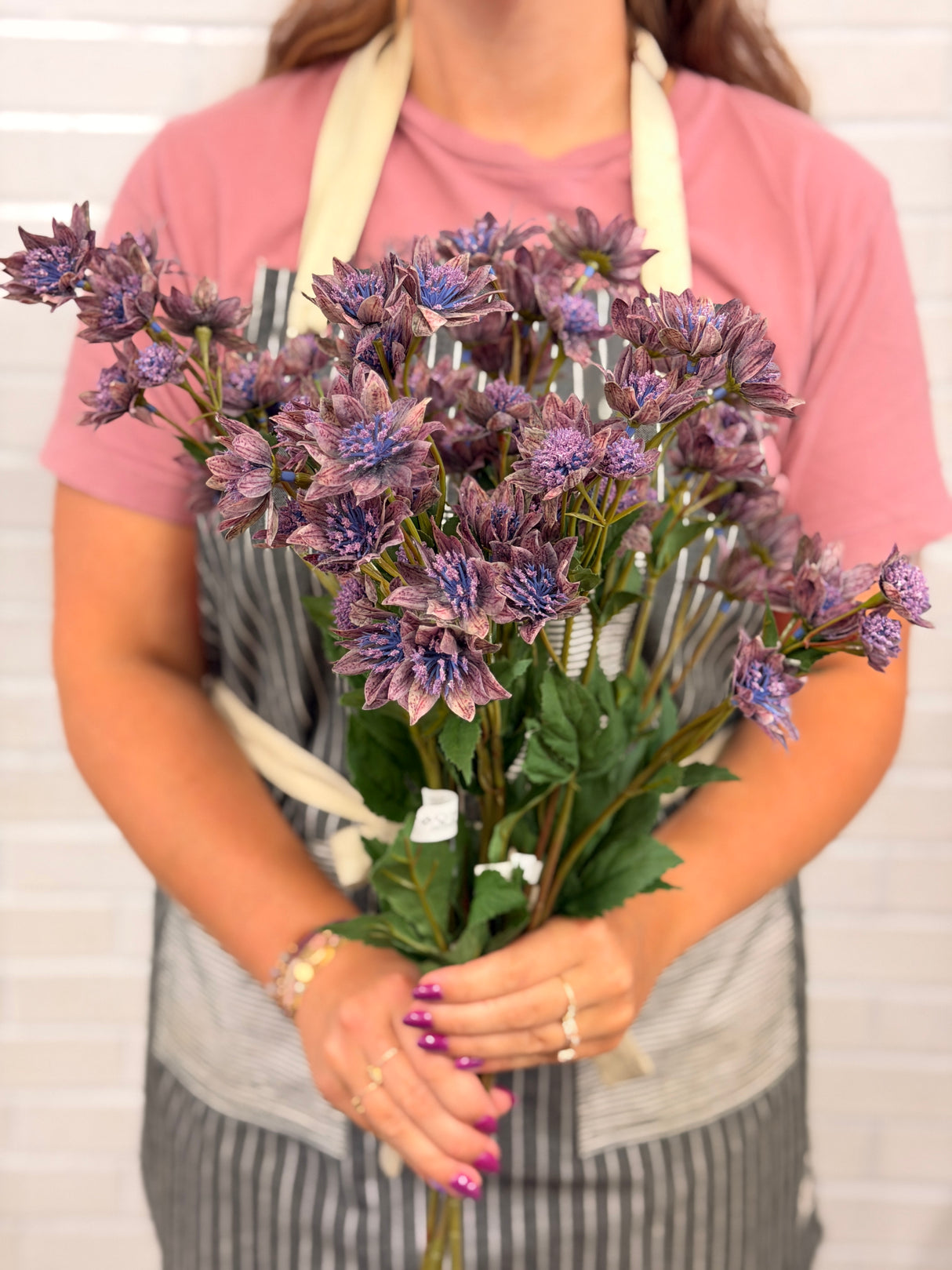 Purple Astrantia Spray