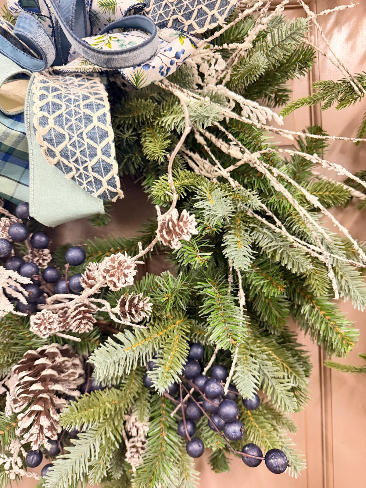 27" Frosty Forest Wreath