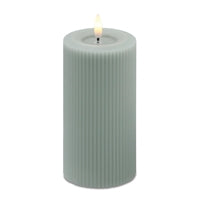 Fia Green Stripe 3x6" Candle