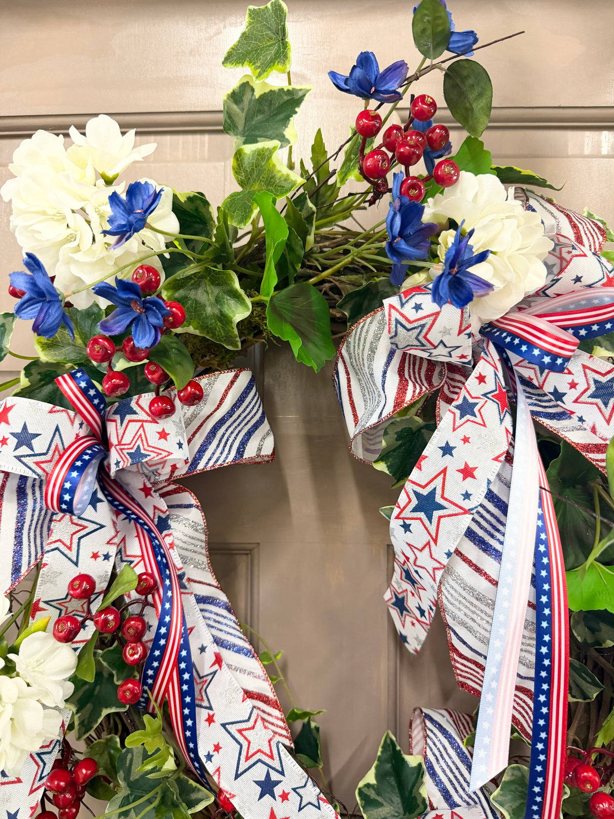 25" Home Of The Brave Wreath