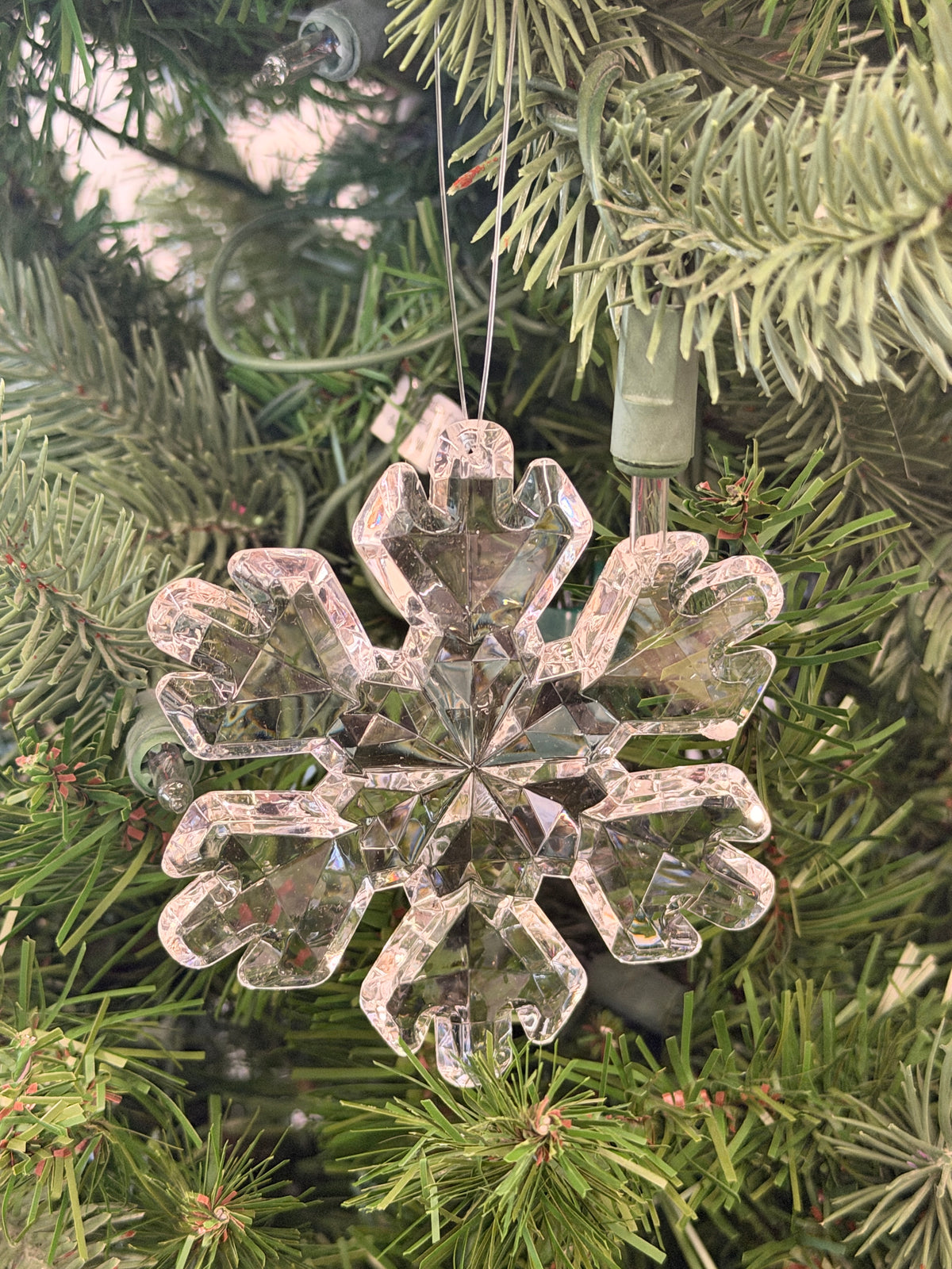 Acrylic Snowflake Ornament - 2 Styles