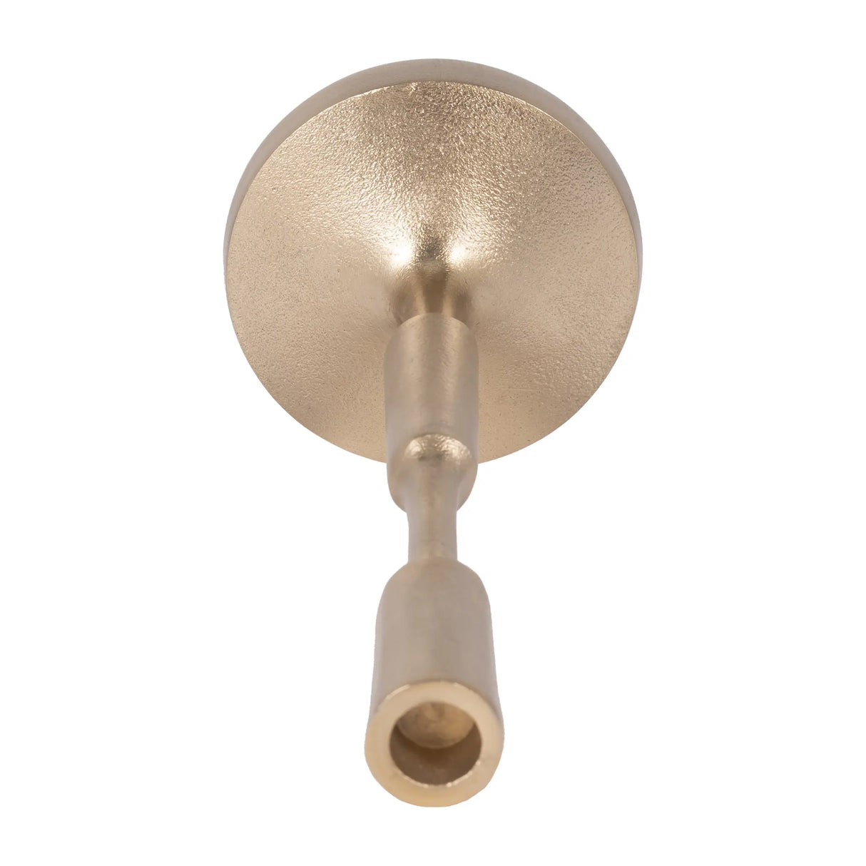 12" Champagne Taper Candleholder