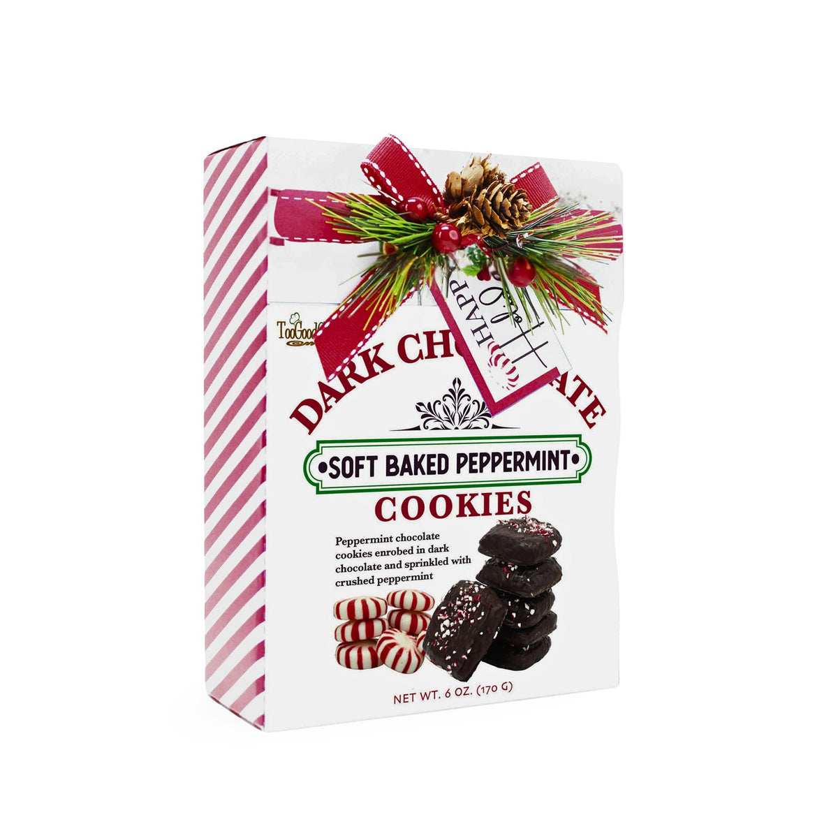 Dark Chocolate Peppermint Soft Batch Cookies