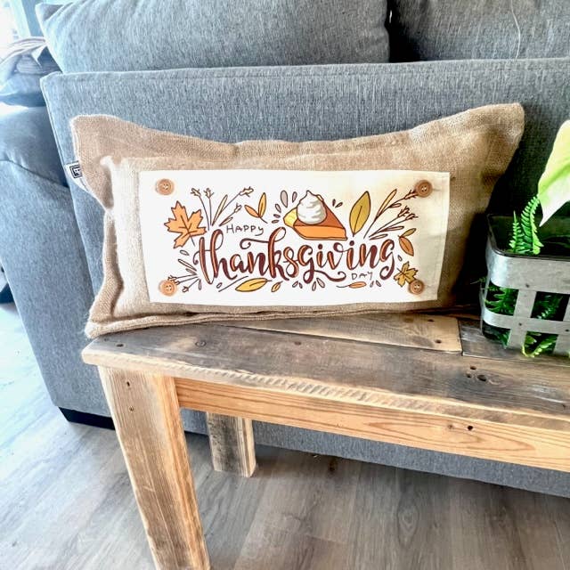 Pumpkin Interchangeable Pillow Panel