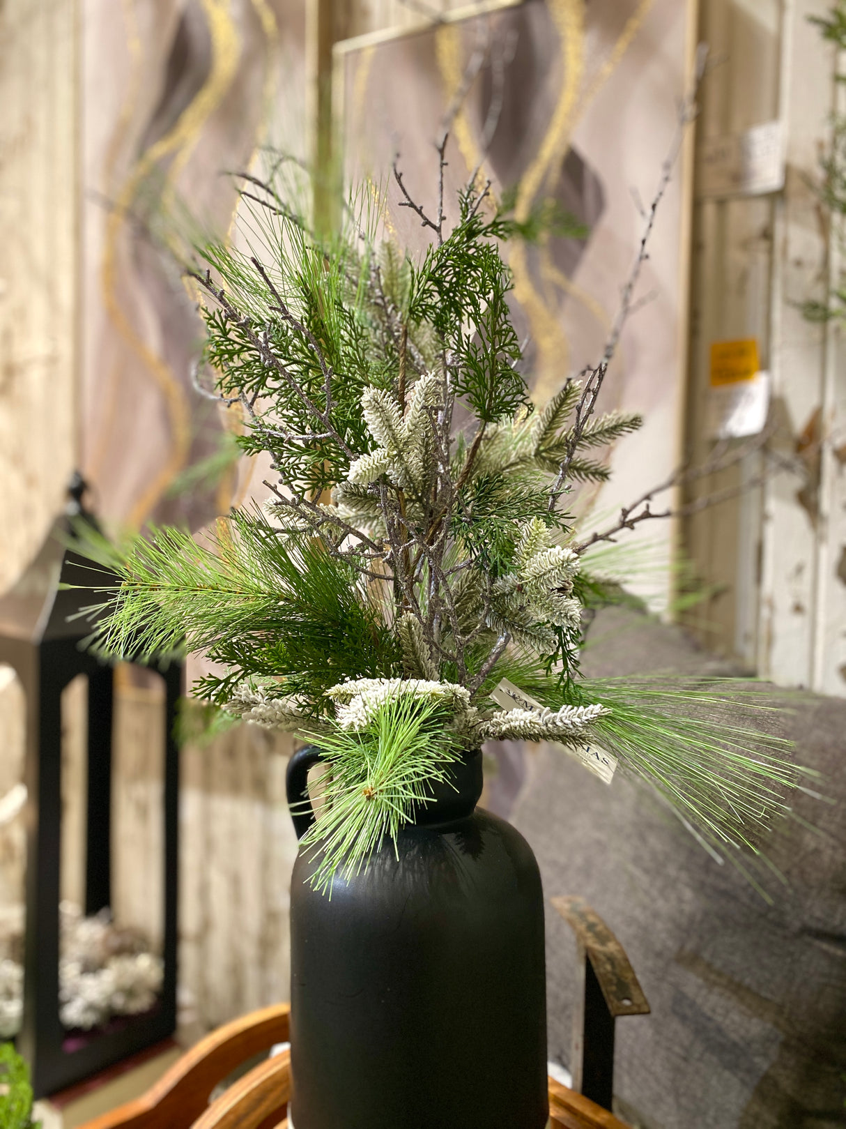 34" Northern Pines Winter Drop-In