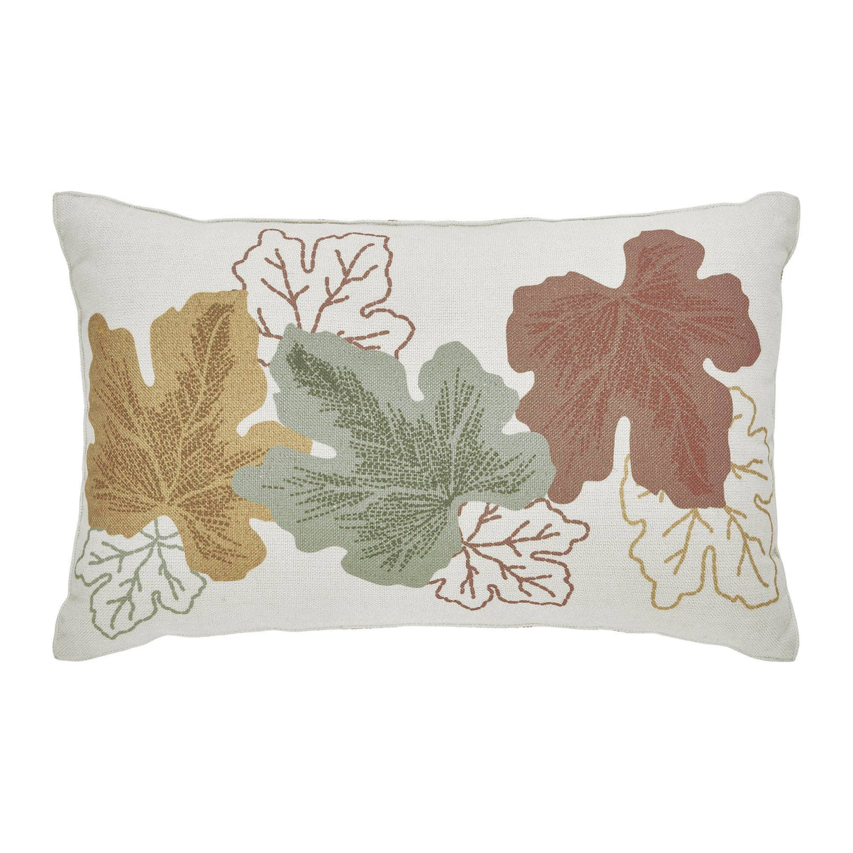 Autumn Leaves Fall Throw Lumbar Pillow