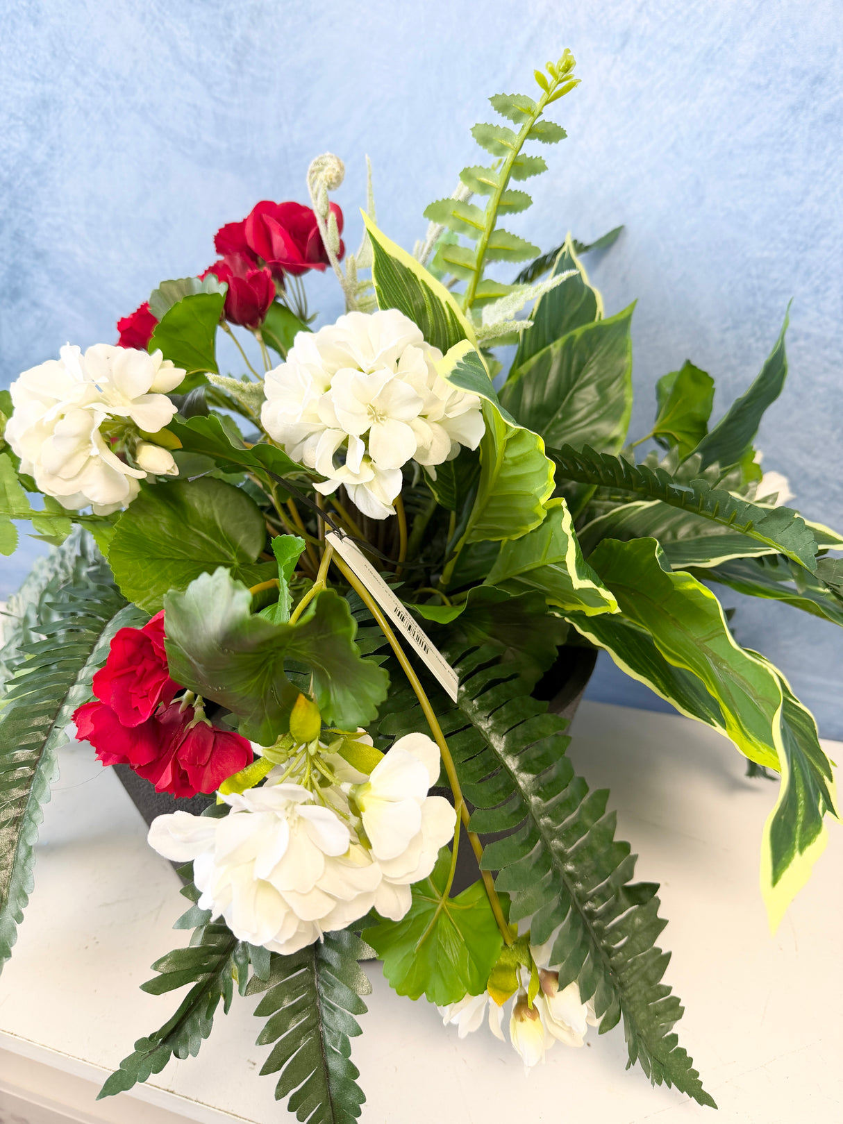 21" UV Protect Patriotic Table Planter