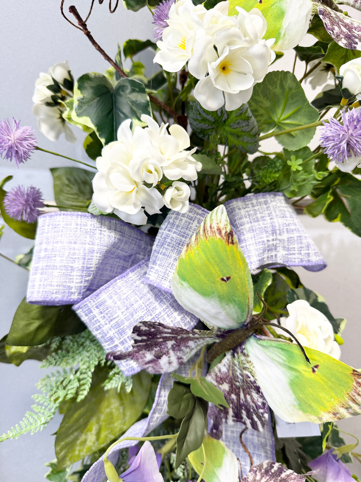 37" Lavender Morning Swag