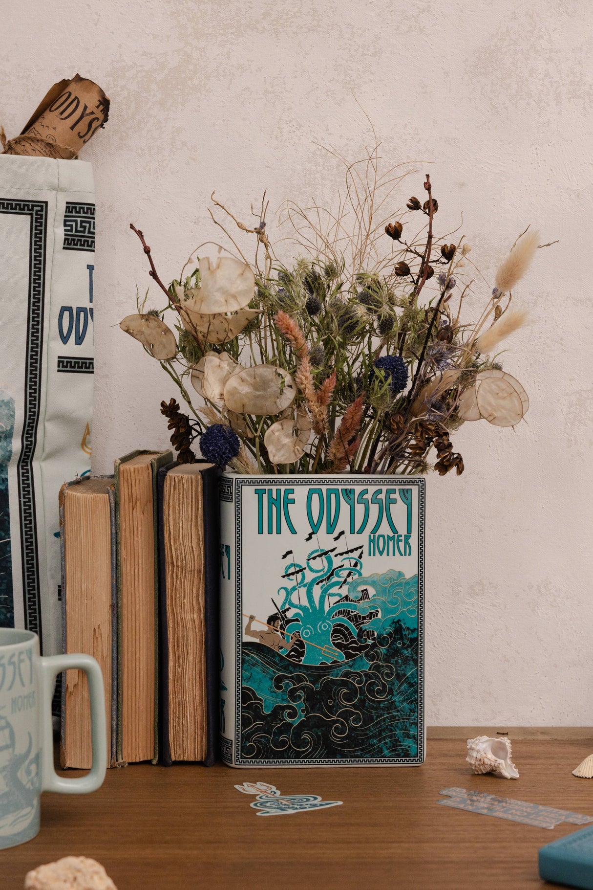 The Odyssey Large Book Vase