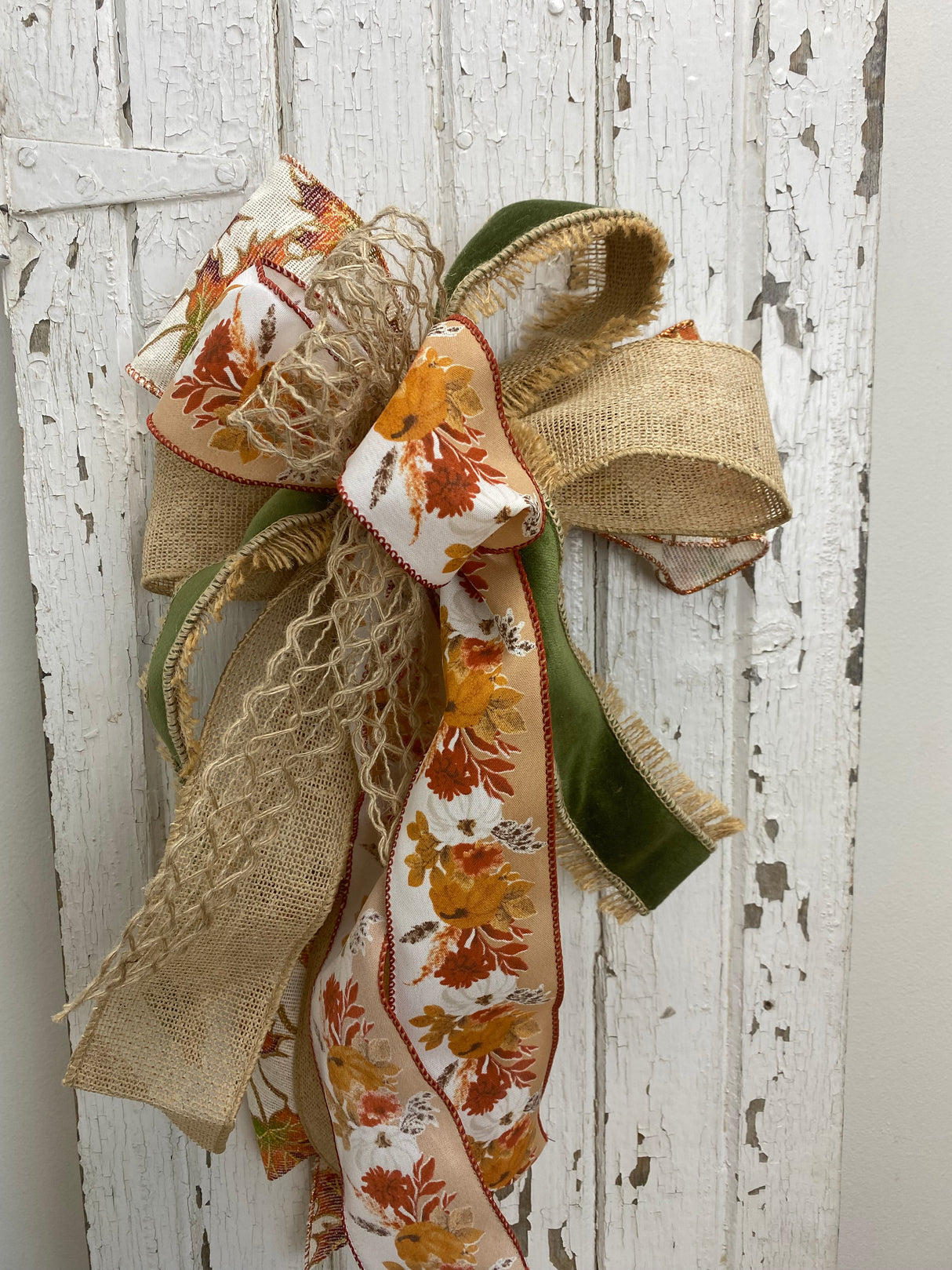 17" Touch of fall bow