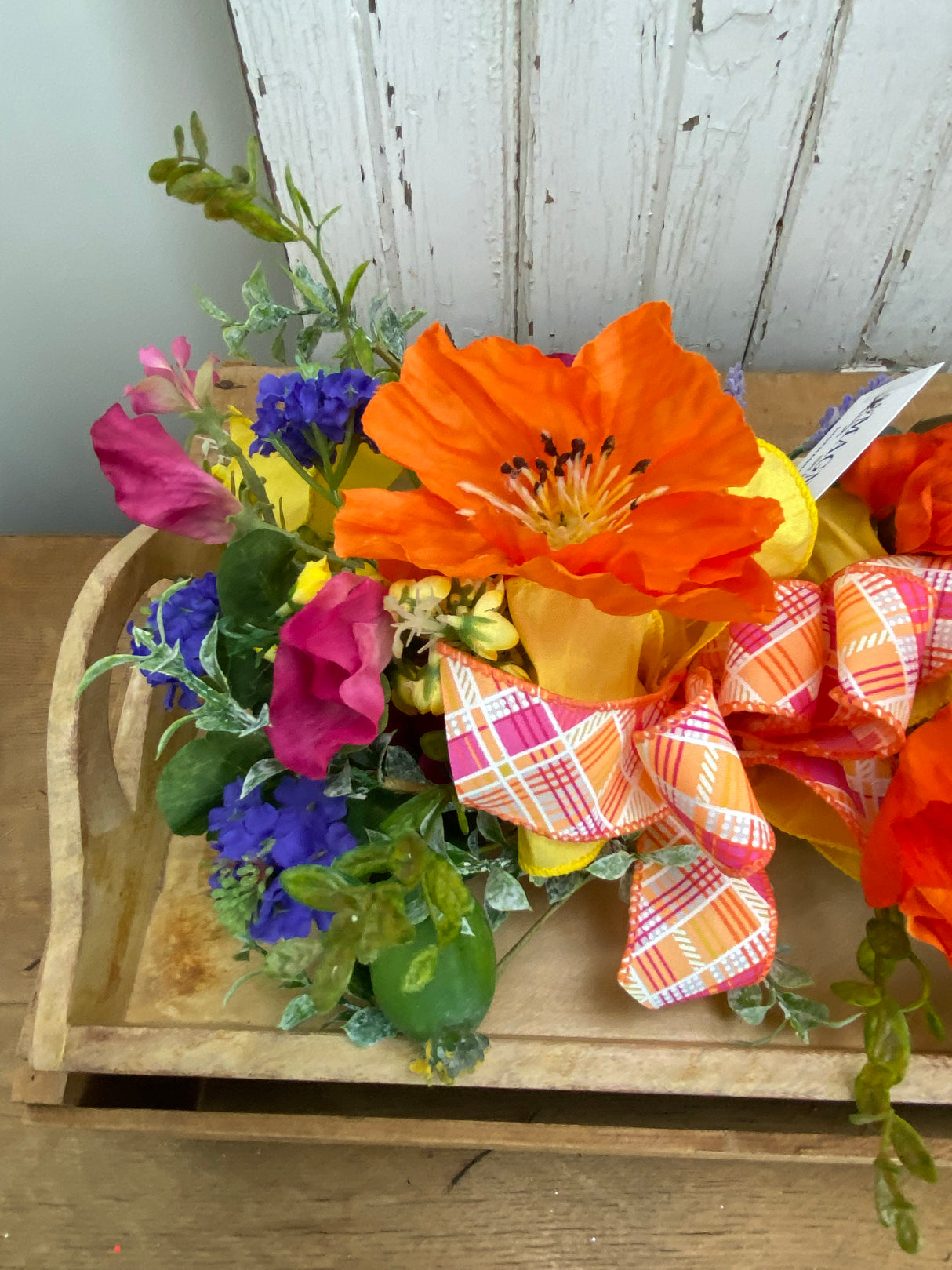 17" Summer Market Bloom Swag