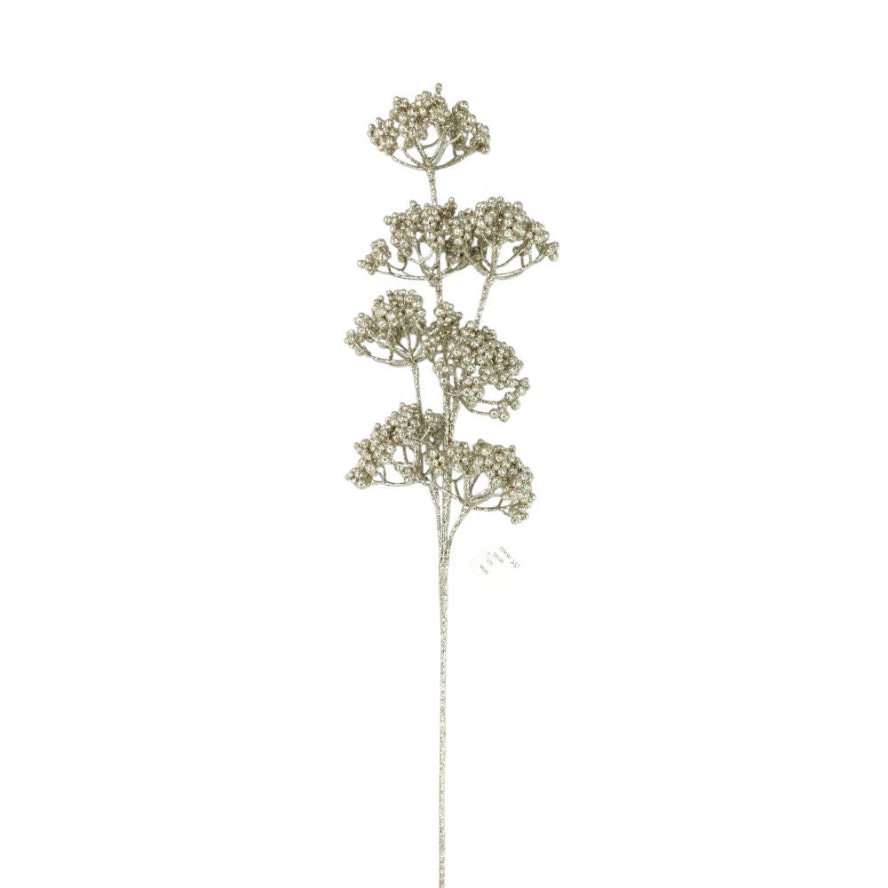 Gold Glitter Lace Berry Spray