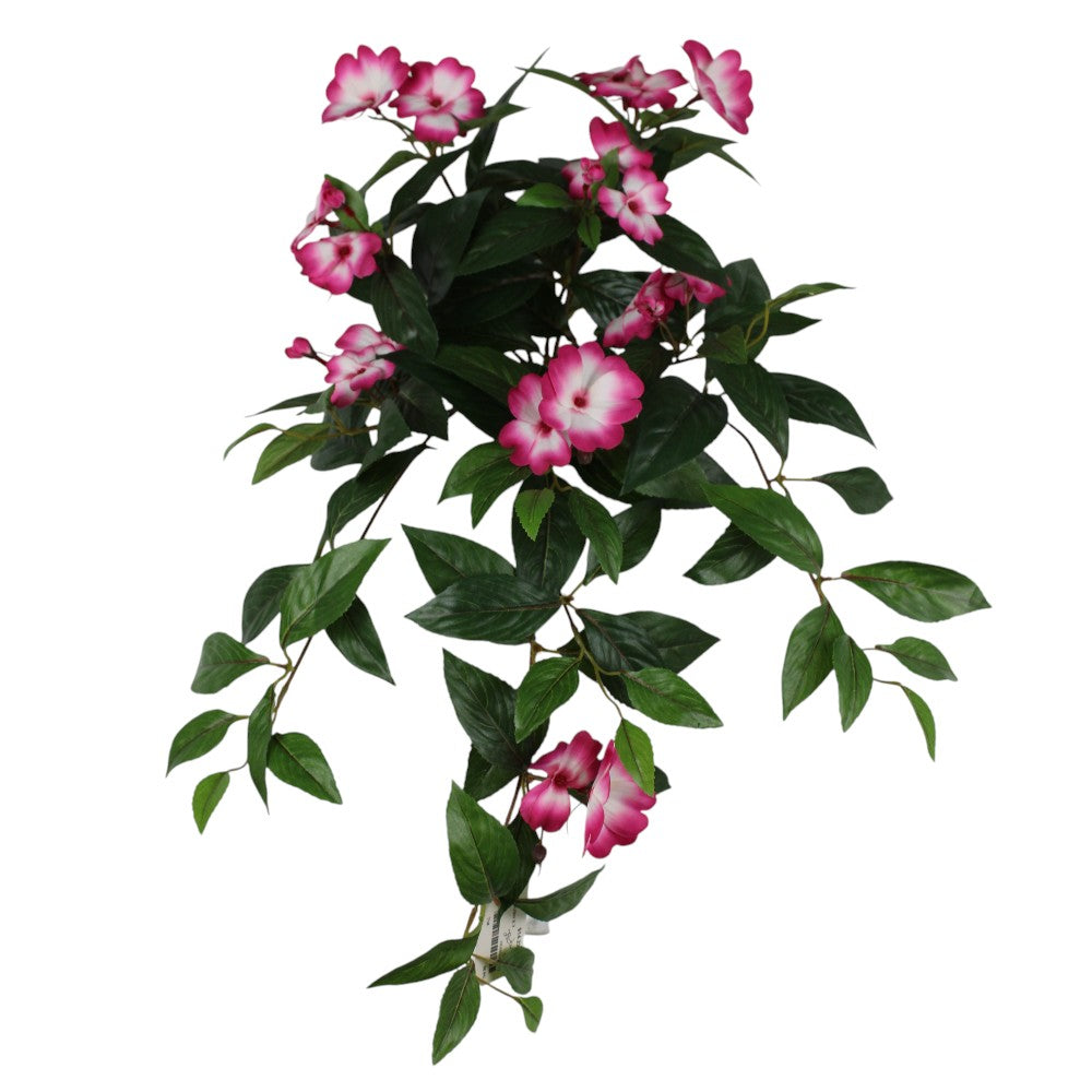 UV Protect Pink Impatiens Hanging Bush