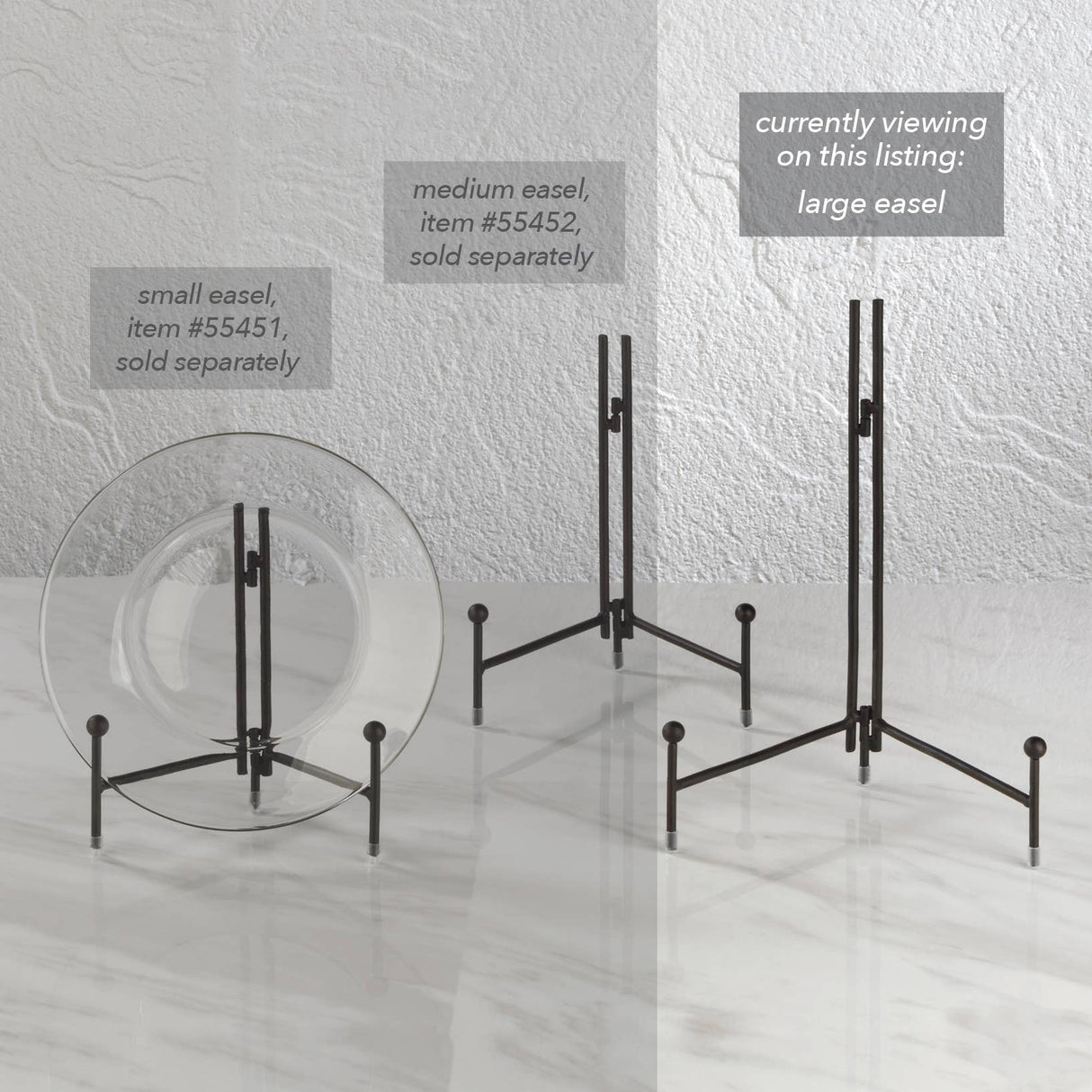 Large Straight Edge Easel
