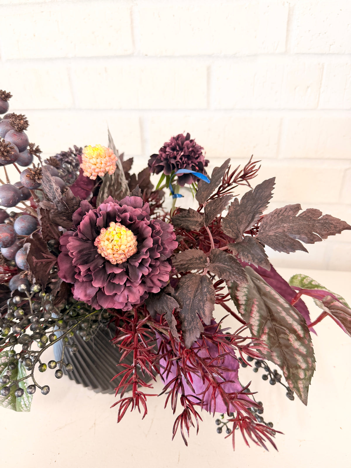 18" Midnight Harvest Centerpiece