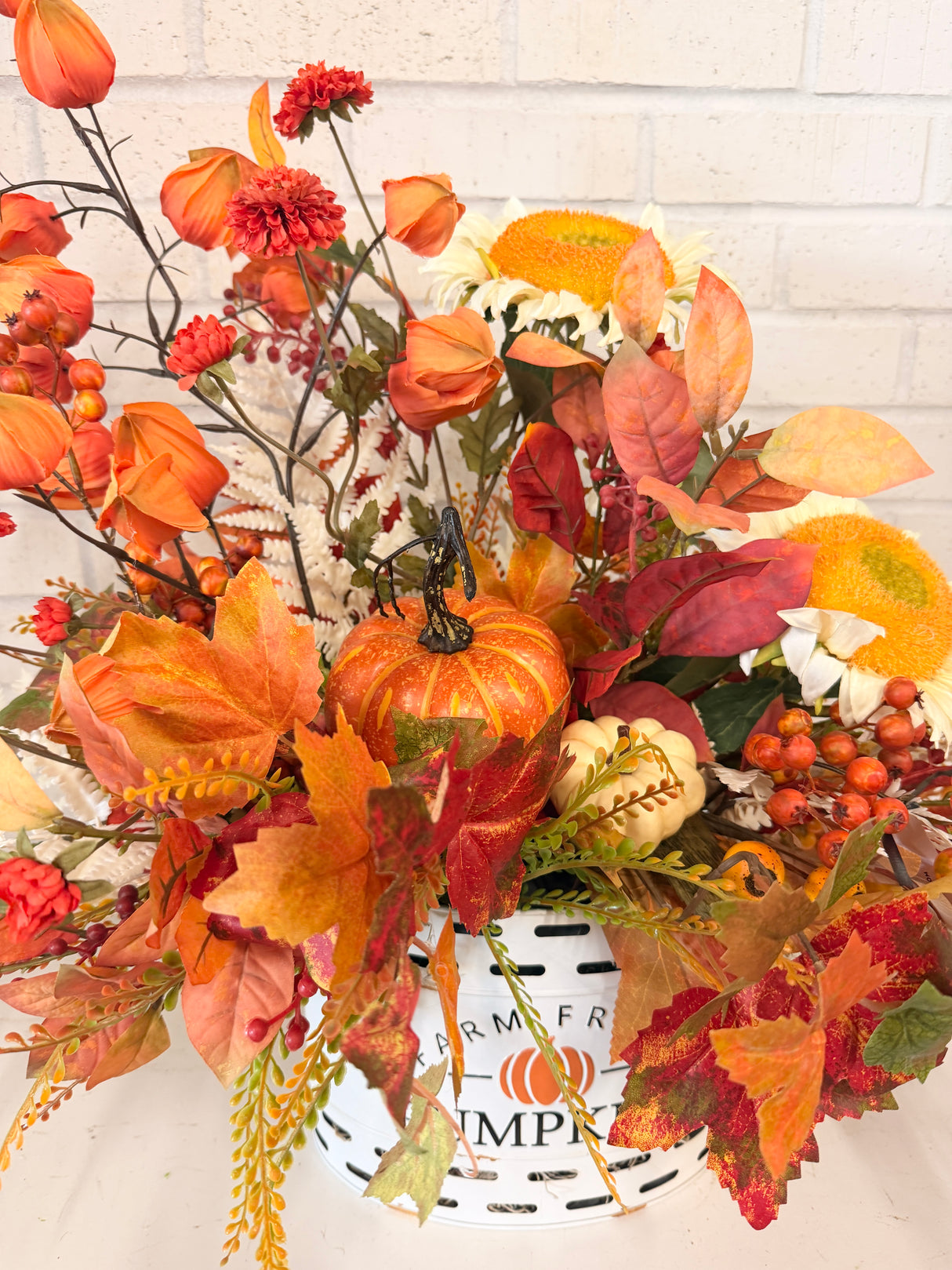 27" September Smiles Centerpiece