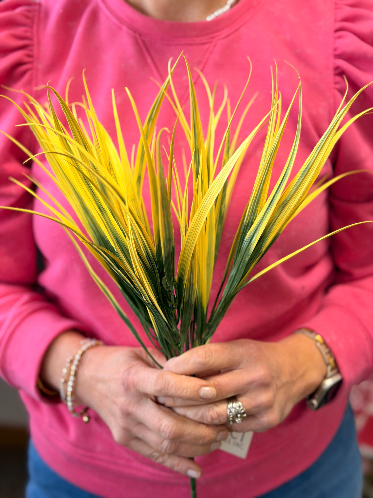 UV Protect Yellow Wild Grass Bush