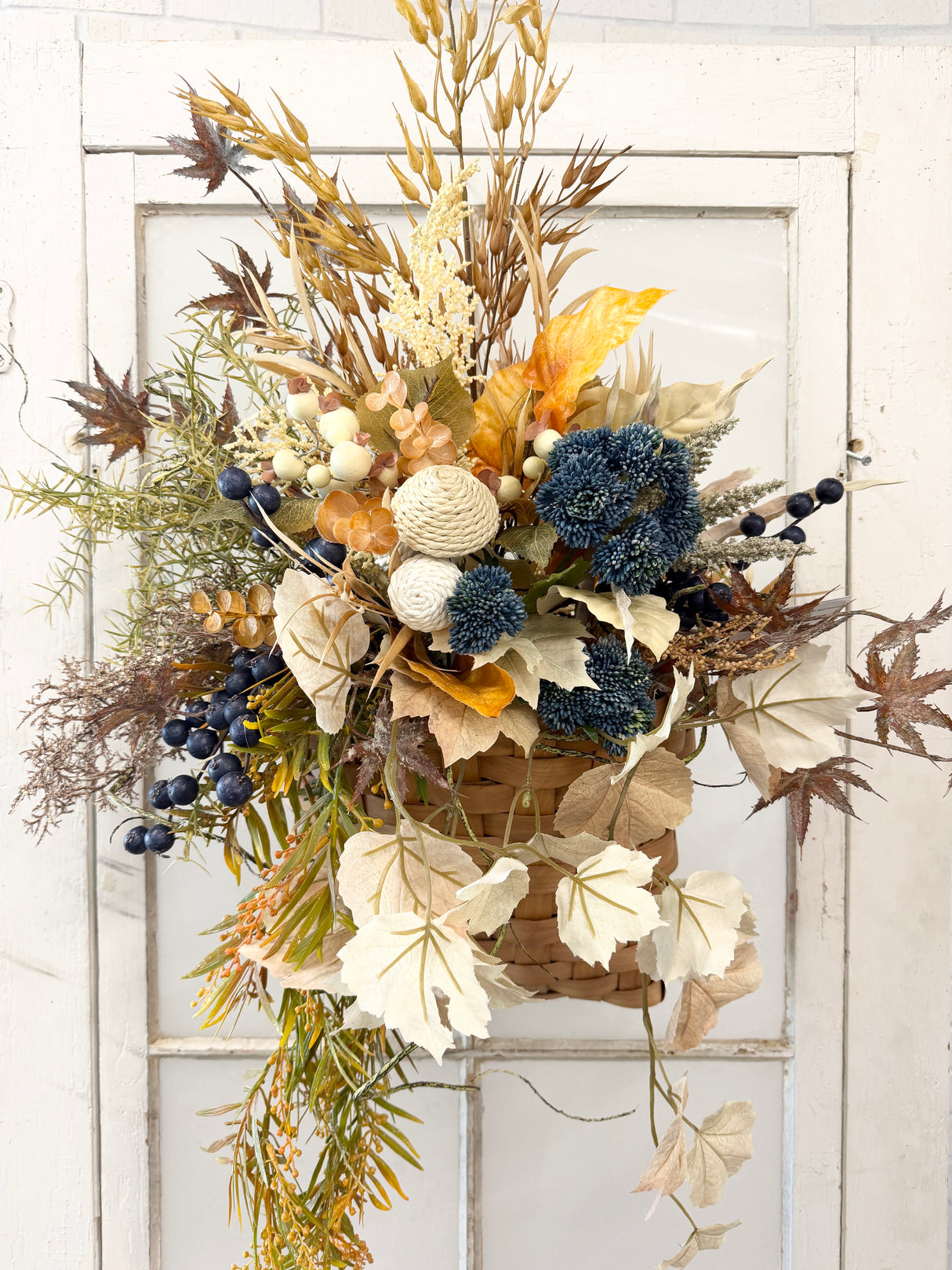 35" Harvest Season Wall Basket