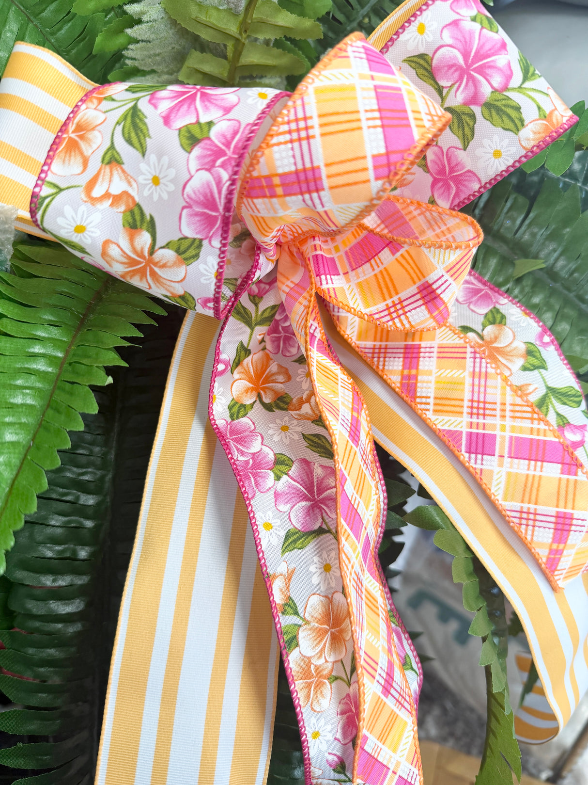 15" Summer Sorbet Bow