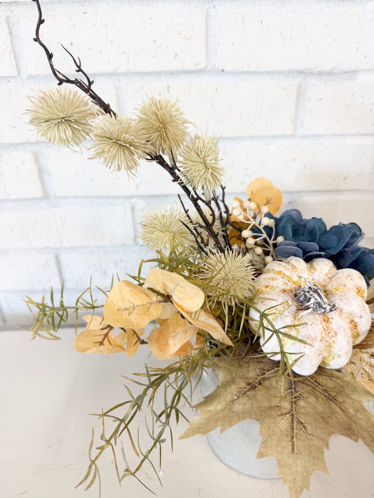 13" Blue Serene Centerpiece Design 2