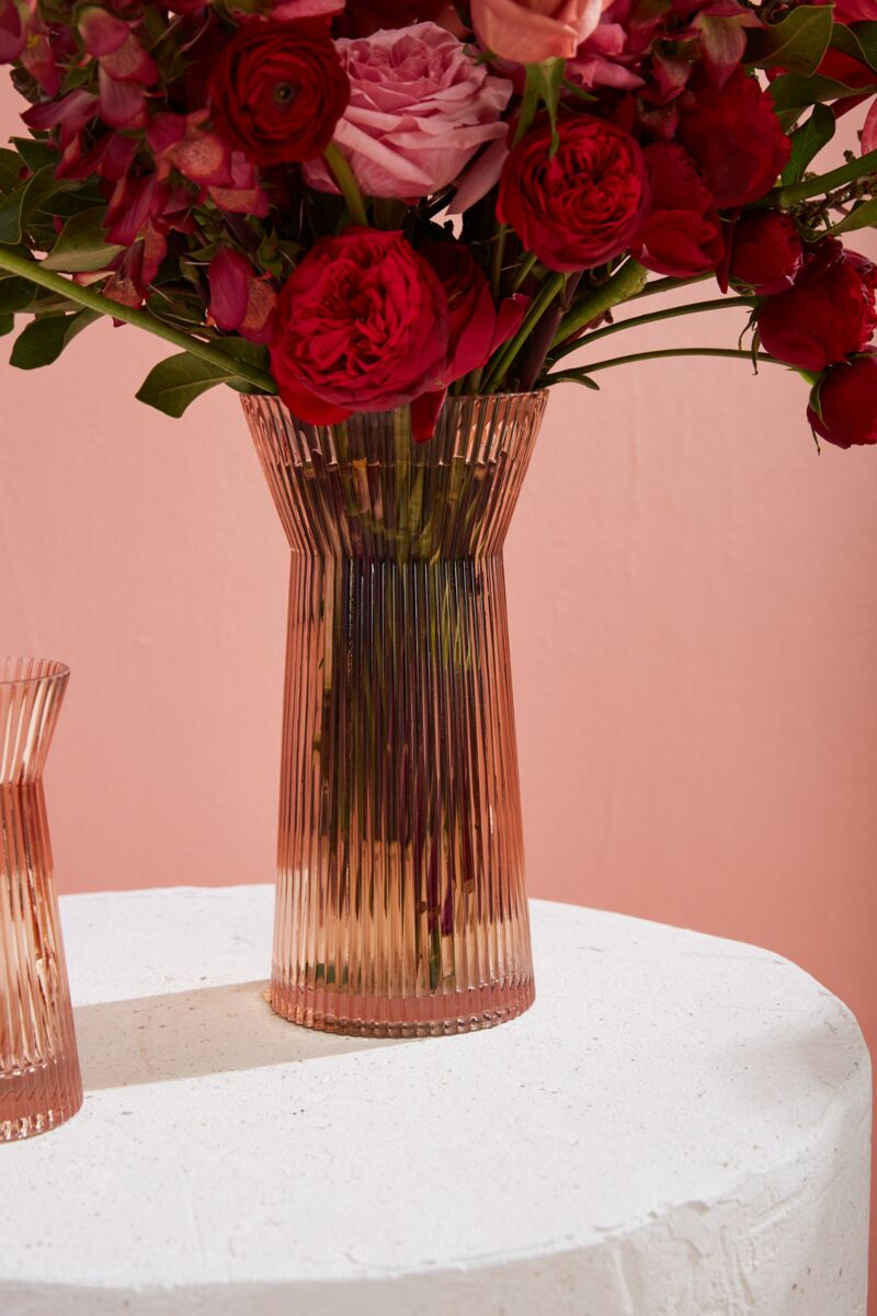 Coral Lyrical Vase