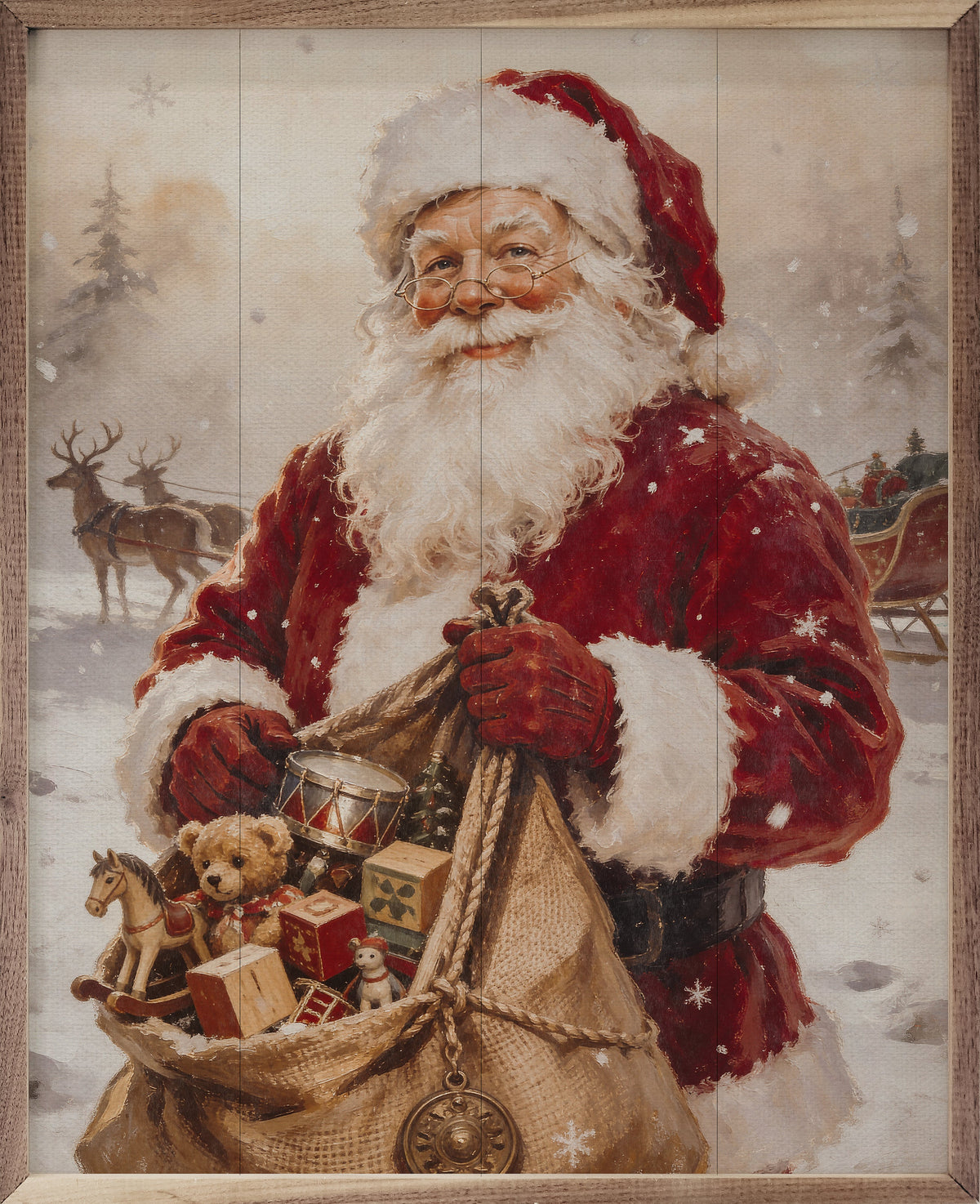 Santa's Toys Wood Art