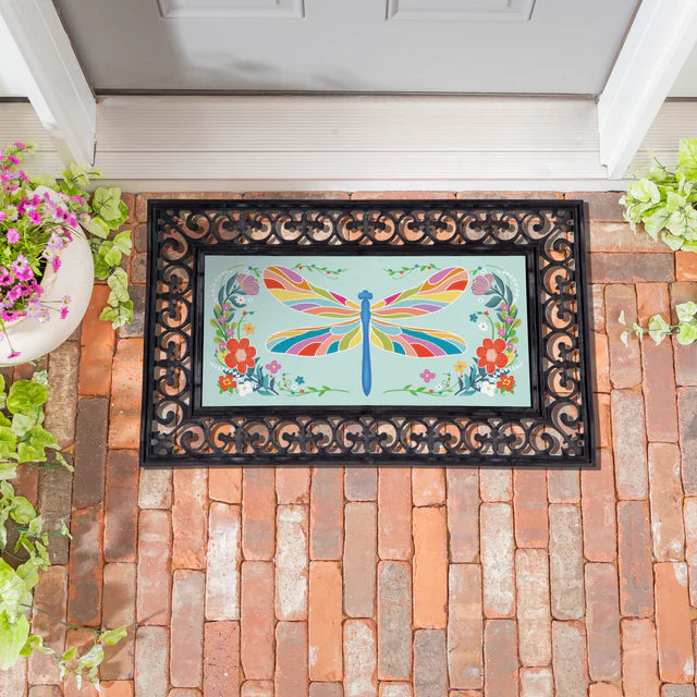 Colorful Dragonfly Sassafras Switch Mat