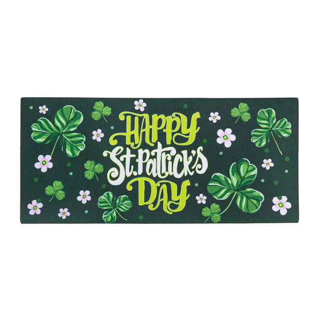 St. Patrick's Day Shamrocks Sassafras Switch Mat