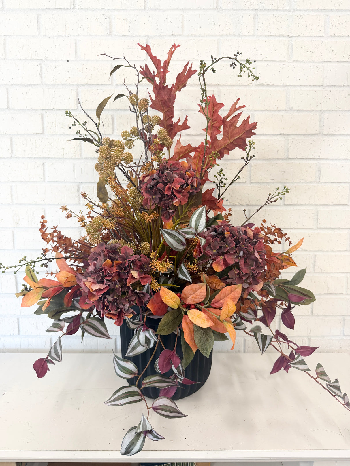 32" Fall Days Ahead Porch Pot