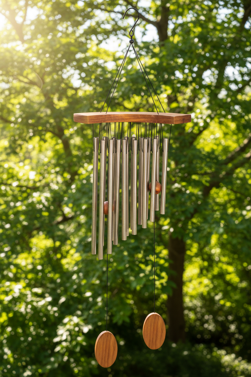 Asian Piano Wind Chime Garden Decor