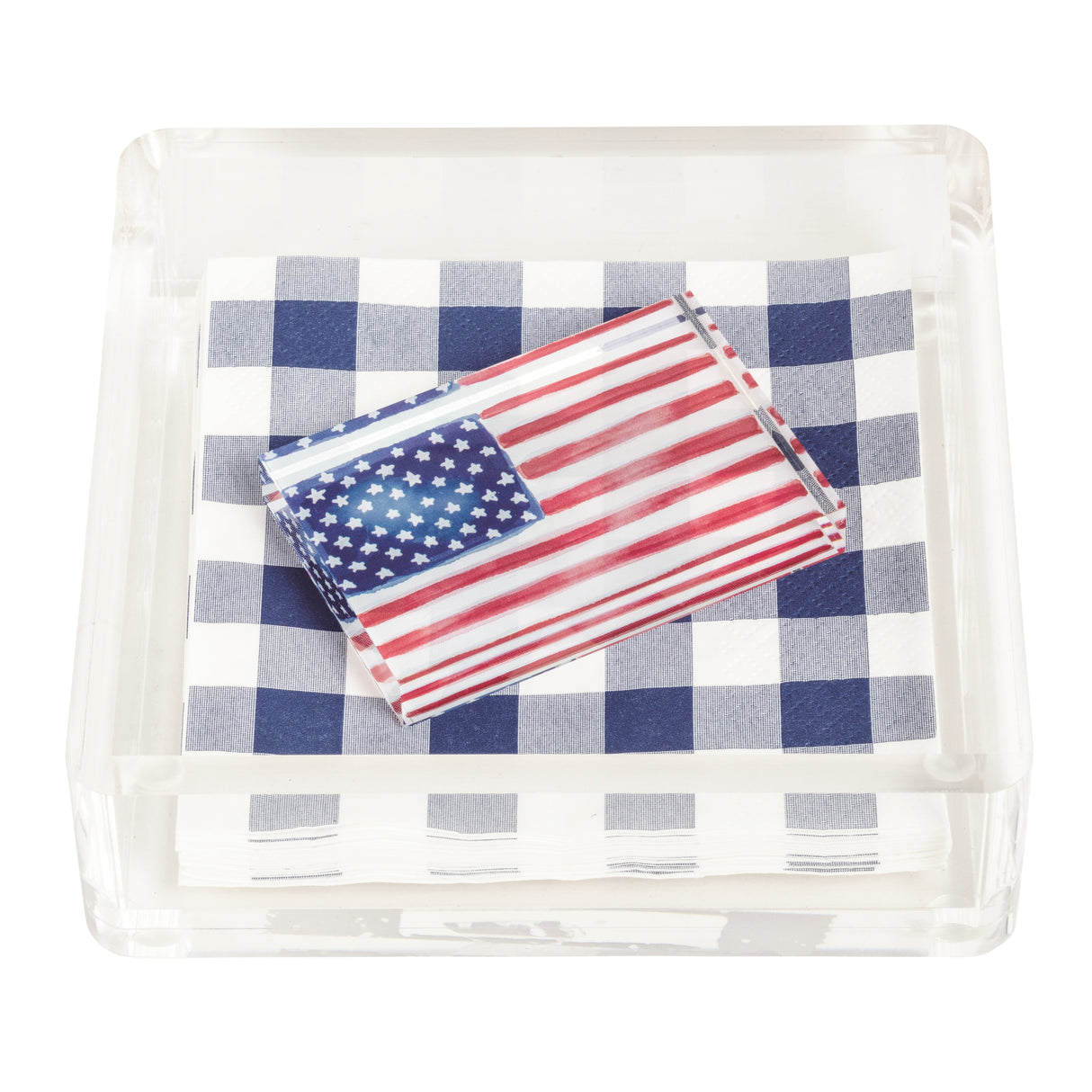 Flag Napkin Caddy Set