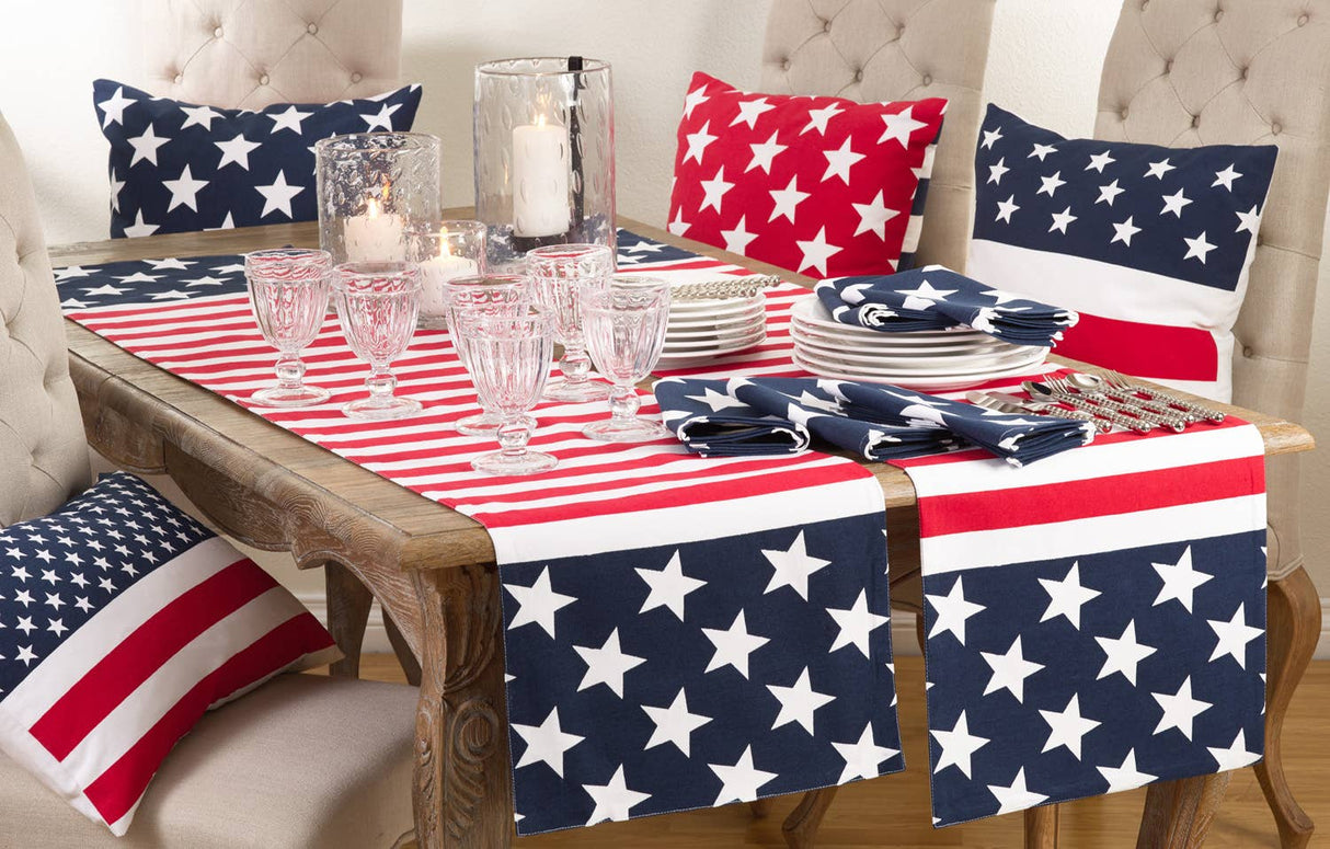 72" American Flag Design Runner