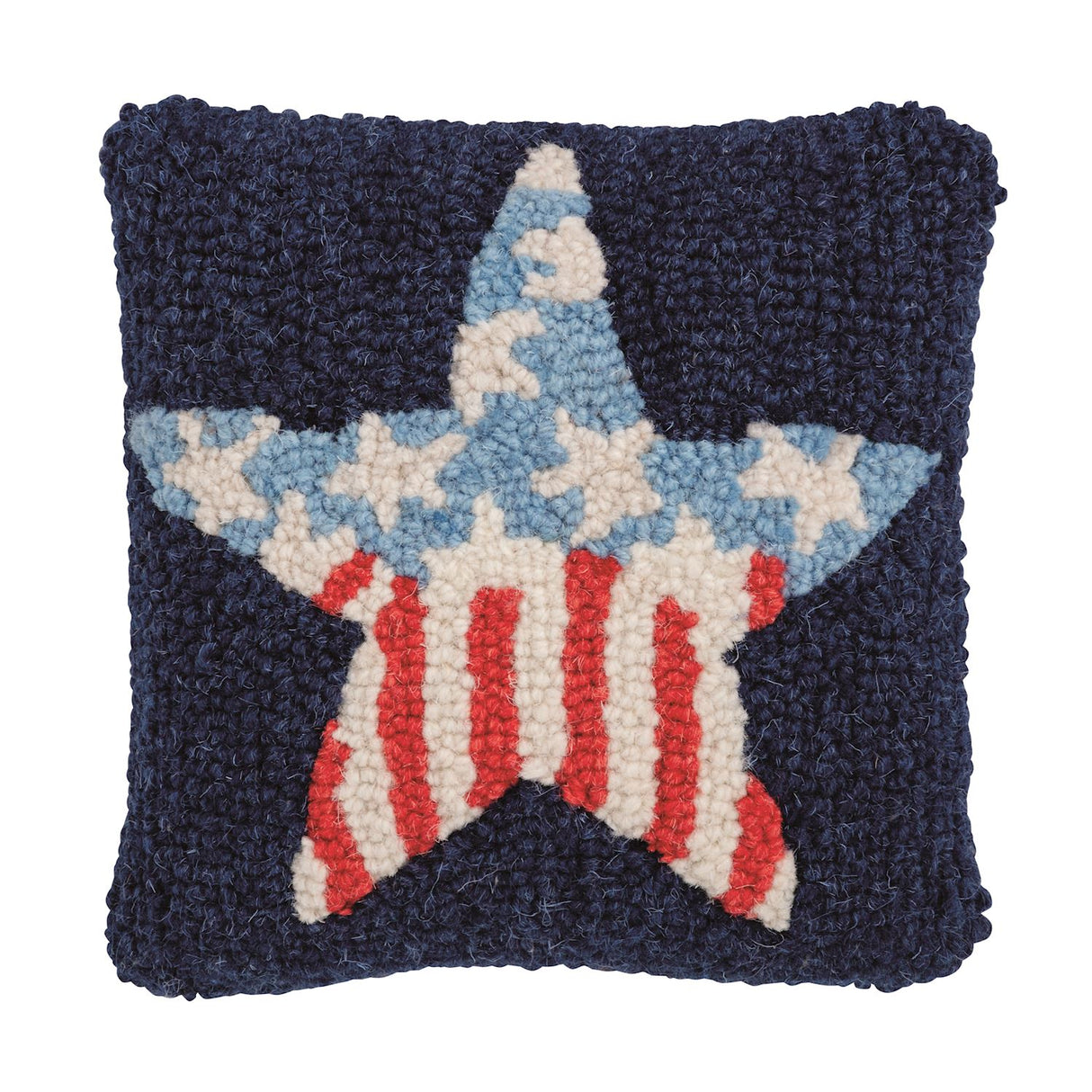 Star Hooked Pillow