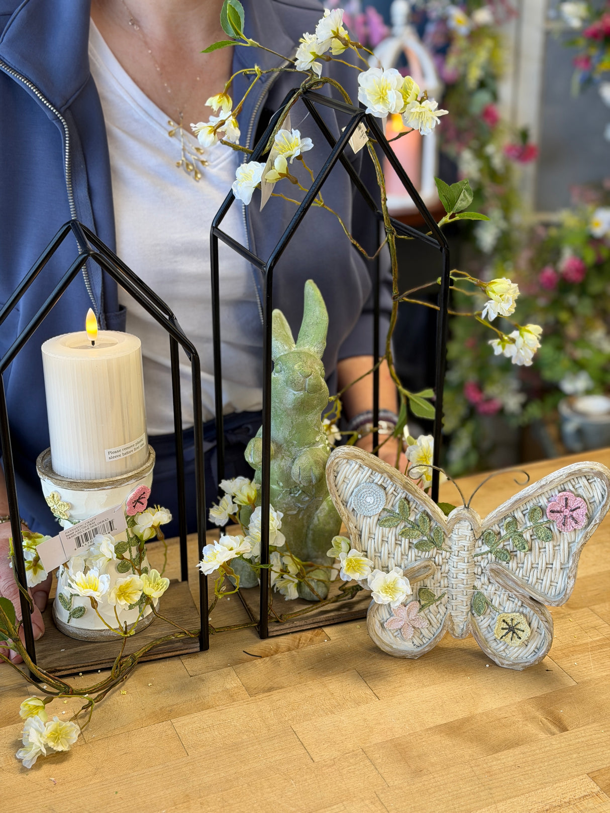 House Candleholder Set of 2