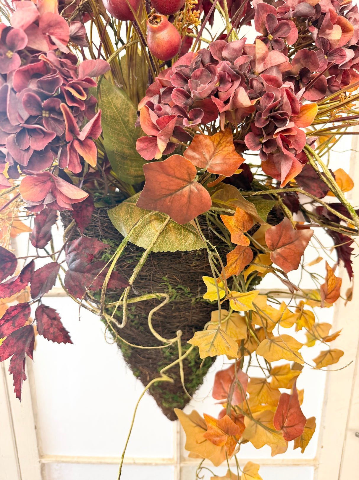 34" Rusty Beauty Wall Basket