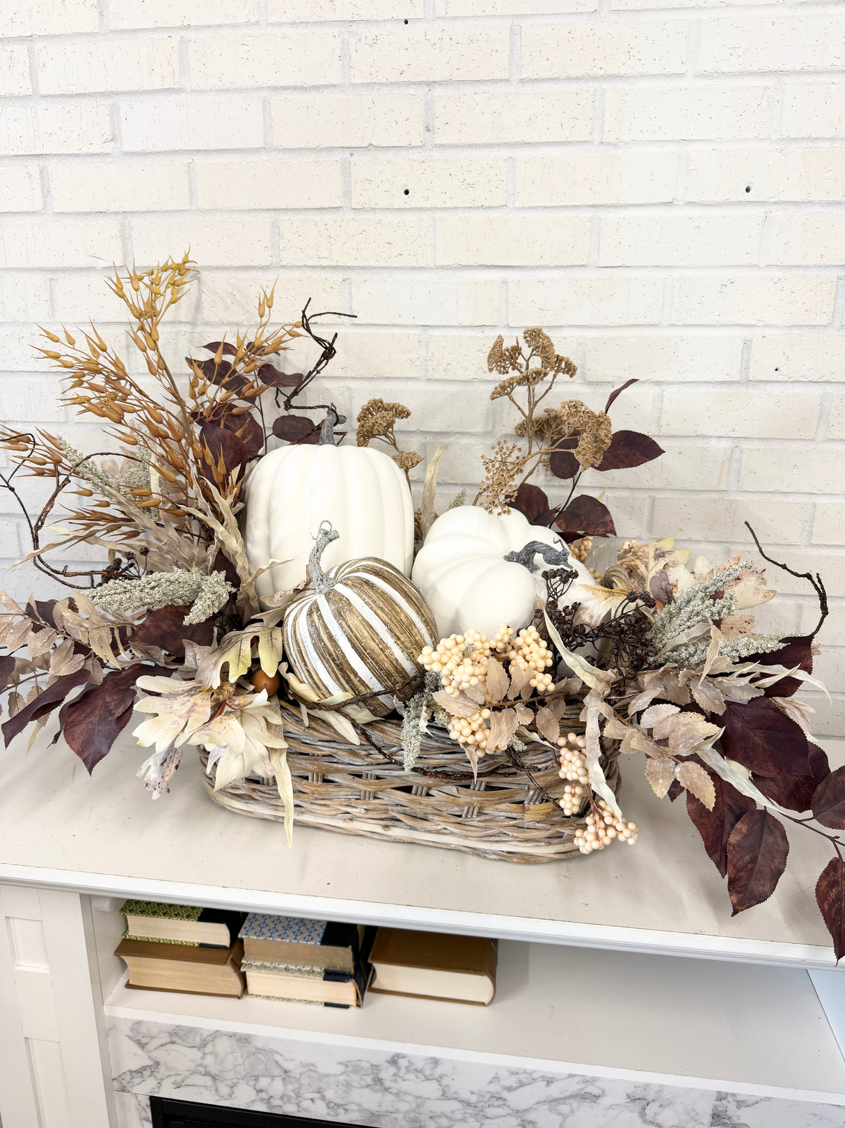 35" Pumpkins Galore Basket