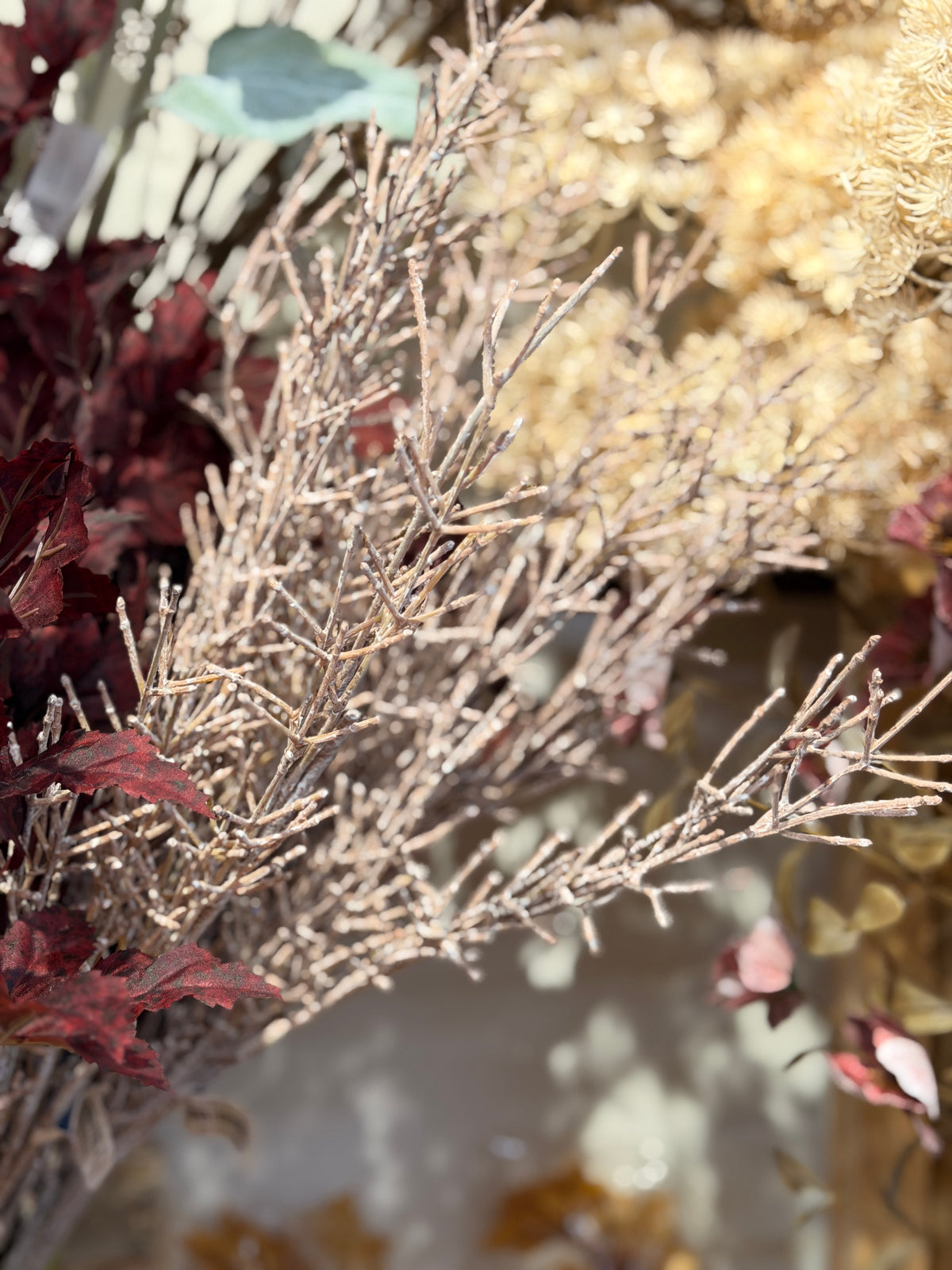 Beige Dried Twig Spray