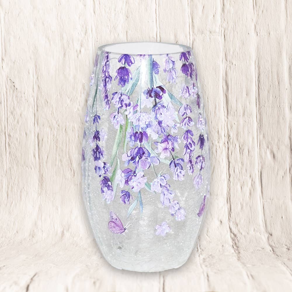 Wild Lilac Short LED Vase Luminary