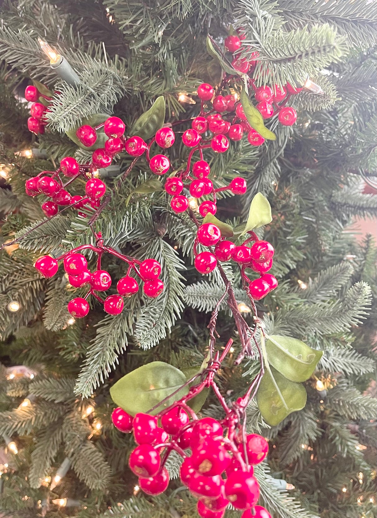 Red Hawthorn Berry Spray