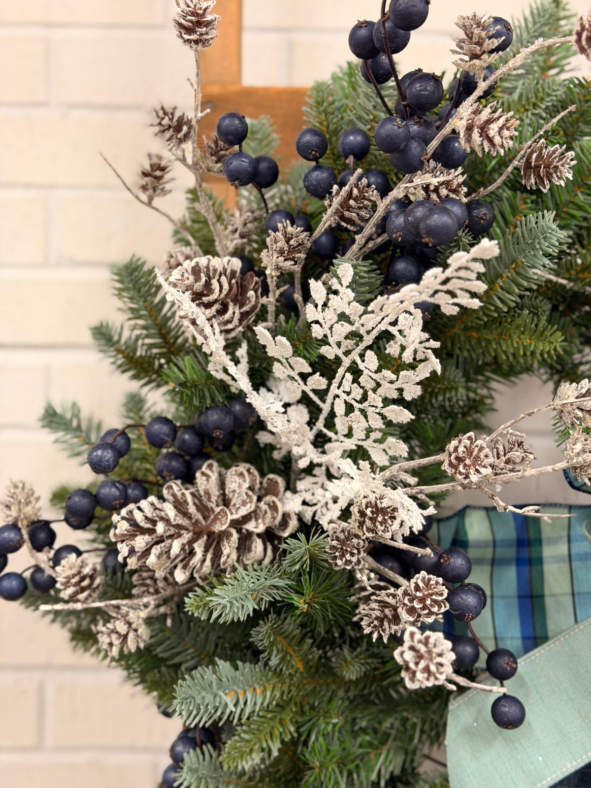 Mixed Blues Wreath Kit