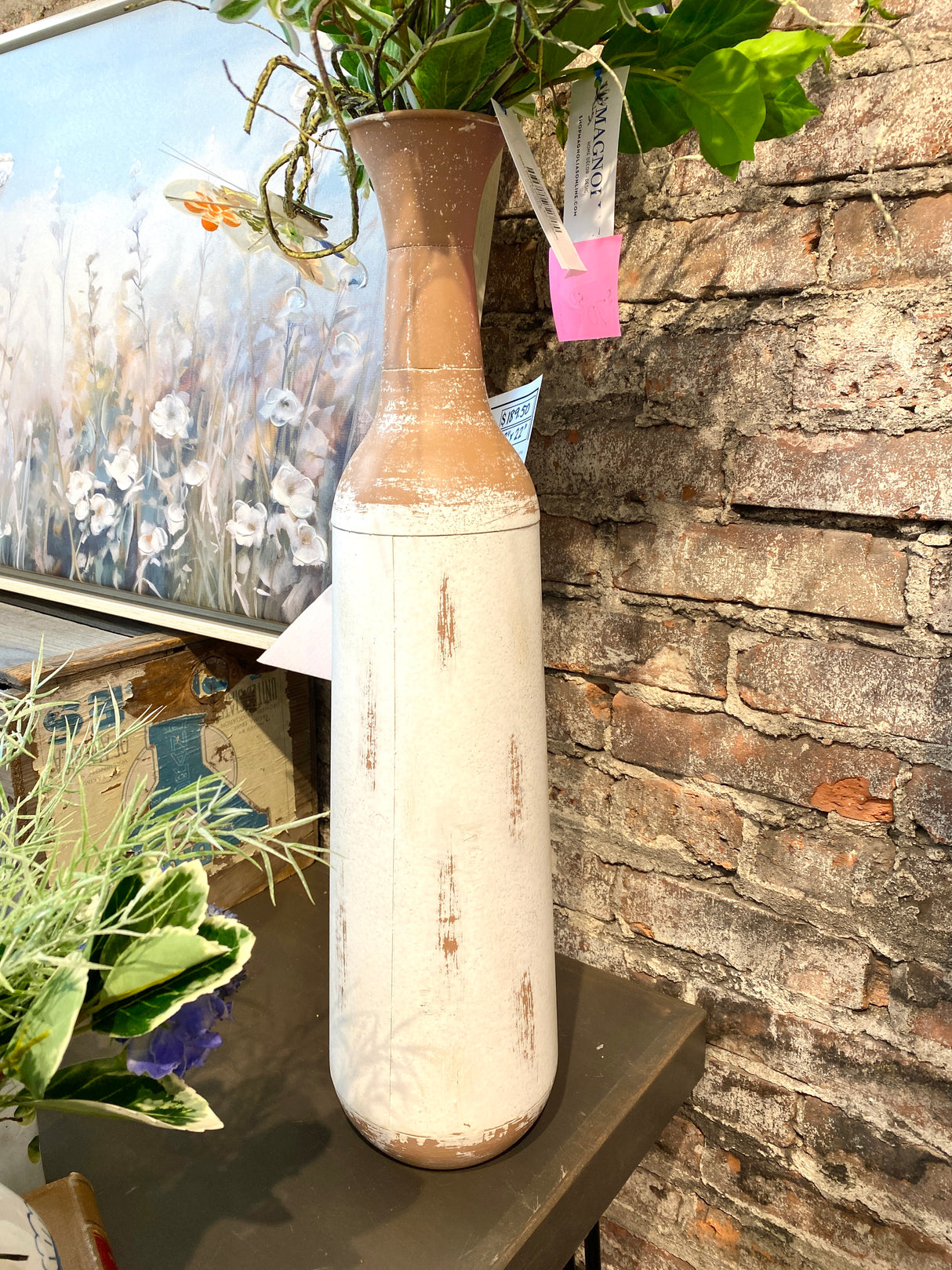 24" Mabel Metal Vase