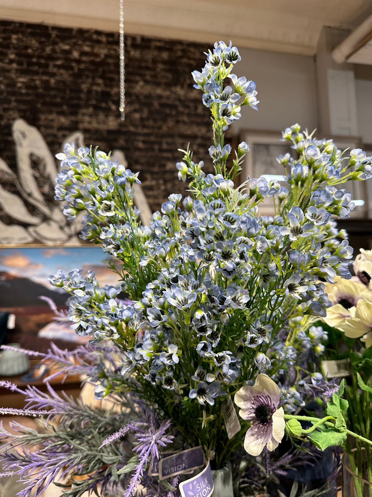 Blue Single Waxflower Spray