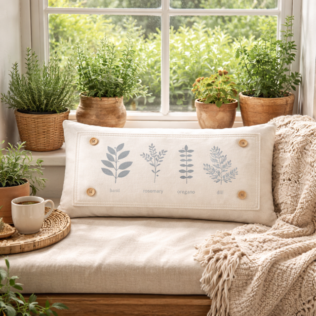 Botanical Interchangeable Pillow Panel