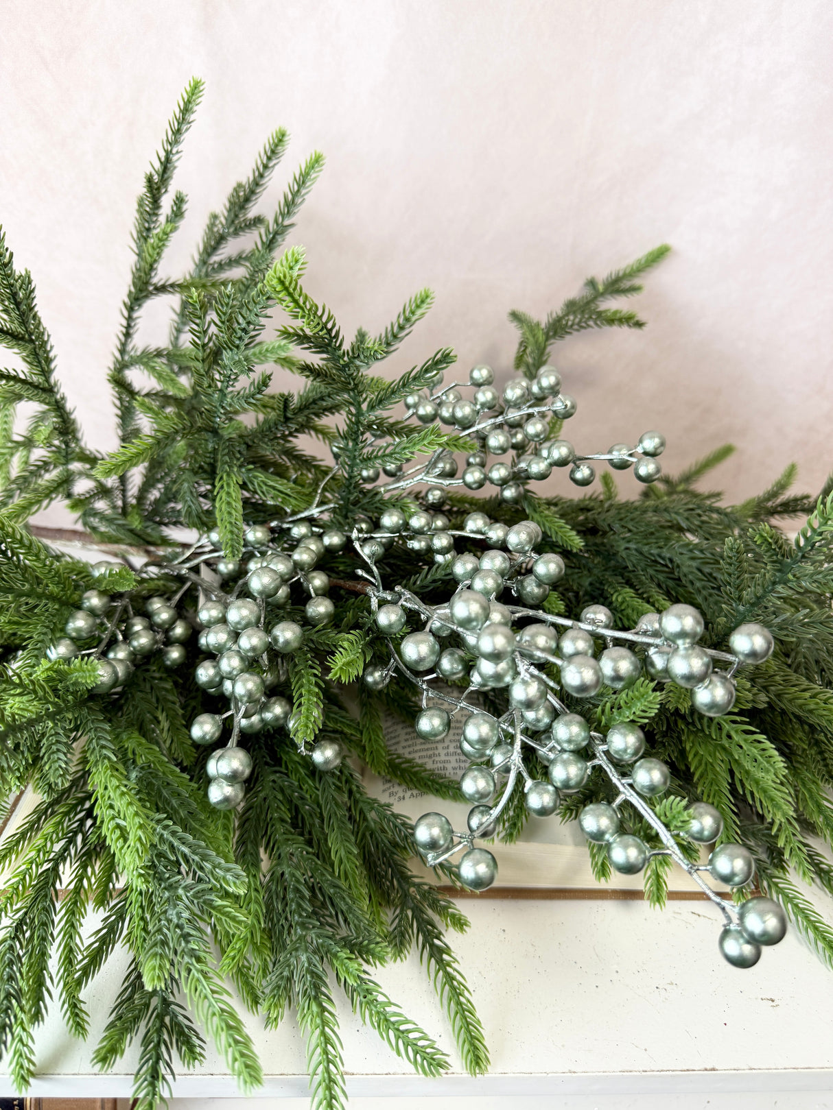 Mint Blue Metallic Berry Spray